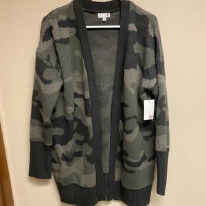 Camo sweater